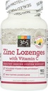 365 a Whole Foods Market, Cink Lozenge C-vitaminnal, 90 t