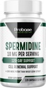Probase Nutrition Spermidine (10 mg 99% -os Spermidine 3HCL - harmadik fél által tesztelt) 120 kapszula - 100x Több erős, mint búzacsíra kivonat, telomere egészség és öregedés 120- nap ellátás - olyan hatékony, mint az NMN