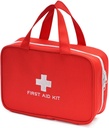 Compact Üres elsősegély készlet táska sürgősségi trauma orvosi Pouch Utazási orvosság Organizer Bag Home, Kemping, Utazás, Autó (piros)