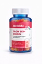 Glow Skin Gummy Vitamine, 60 Graf, Apfel geflammt, Vegan, Gelatin frei, Glutenfrei, Nüsse frei, Glowing & Hydrated Haut, Reduzierte Eczema, Reduzierte Falten