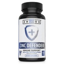 Zhou Cink Defender - Cink kiegészítők a férfiak és nők, 30 mg Per Serving Immune Health and Mineral Support, Pure Vegan Formula - 60 kapszula