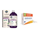 Garden of Life Organics Plant- based Elderberry Immune Sympasion 6.59 fl oz (195 Ml) & Boiron Oscillococcinum for Relief from Flu- Like Tünetek Body Aches