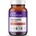 Új fejezet Teljes hal olaj kiegészítés - 2000mg / szerving, Clinically Proven Wild Alaskan Salmon Omega3 + D3-vitamin + Astaxantin, 120 Softgel