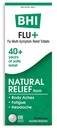 BHI Influenza + Cold Multi- Sympathic Relief Natural Safe Non- Drowsy Remedy 11 Célzott Homeopátiás aktív összetevők test Aches, fáradtság, hidegrázás és fejfájás - 100 tabletta