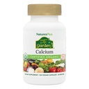 NaturesPlus Source of Life Garden Certified Organic Calcium with AlgaeCal - 1000 mg, 120 Vegan Capsules - Plant- Based Bone Health Support Supplement - Vegetáriánus, Gluten- Free - 30 Servings