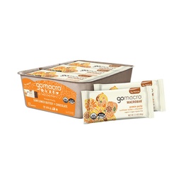 GoMacro MacroBar Organic Vegan Protein Bárok - Napraforgó Vaj + Csokoládé (2.3 Ounce Bárok, 12 gróf