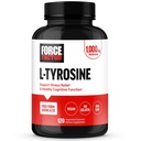FORCE FACTOR L Tyrosine Stress Relief Supplement, L- Tyrosine Brain Health Supplements for Recept, L- Tyrosine 500mg Capsules, Free Form, Vegan, No Gelatin, Non- GMO, 120 kapszula