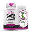 Pure Cape Aloe Herbal Laxative for Constipatio Relief - Egészséges bélmozgás - Natural Colon Cleanse & Detox Dietary Supplement - Specially Designed for Women by Ladyme - 90 kapszula
