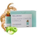 Reluminok Advanced Collagen Beauty Drink Glutathione, Hyaluronic Acid & Antioxidánsok - Nyári bőrhasznosítás és Made in USA - Apple Flavor - 10 üveg x 50ml