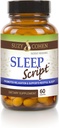 Suzy Cohen Alvási Script Melatonin - Botanikus alvás és relaxációs képlet felnőttek hangulatváltozás, stressz és alvás, tartalmaz 5-HTP, L-teanin, Passionflower, Lemon Balm és GABA 60 kapszula.