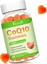 Magas abszorpció CoQ10 Gumies 250 mg, Plus Omega3, Magnézium, B12-vitamin celluláris energia, agy és antioxidáns, 5X Jobb abszorpciós koenzim Q10 kiegészítés - 60 Cts