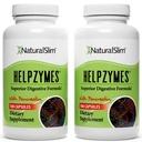 NaturalSlim Helpzymes, Enzyme Complex Bromelain, Ox Bile, Pancreatin & Betaine HCL, 100 kapszula, 2 csomag