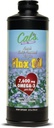Cal 's Flax Oil, Cold Pressed Lenmag, Magas Omega 3 zsírsav, Finomítatlan Flax Seed Oil, Pure Flax Seed Oil Liquid Supplement for Joint, Skin, and Heart Health Support - 32 oz
