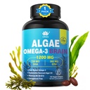 Omega 3 Fish Oil Softgels with DHA 720mg EPA 360mg, Vegan Algae Science 2: 1 Ratio for Brain Eye, Plant Based Sustainable Sourced Omega 3 Supplement, Fish Oil Alternative 1200mg, No Fish Taste, 120Cts