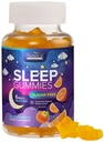 Sleep Gumies Supplement 6mg - Sugar Free Melatonin Gumi felnőtteknek, Natural Zero Sugar Sleep Gumi felnőtteknek, Kids, Orange Favored, Vegan, Extra Strength Alvási Vitamin Support - 60 Gumies
