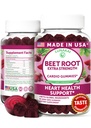 Lunakai USA Made Beet Root Gumies antioxidáns keverék - finom Non-GMO Beet Chews, 60ct