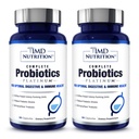 1MD Complete Probiotics Platinum 124; Supports Digestic Health Ț124; with Noursing Prebiotics, 51 Billion Live CFU, 11 Strains, Dairy- Free Agreement Capsules (2- Pack)