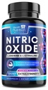 Nitric Oxide Booster 2560mg - Extra Strength L Arginine & Citrulline Supplement for men & Women - Premium Muscle Support Nitric Booster - Natural Energy & Heart Health Support - 120 kapszula