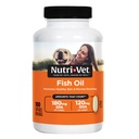 Nutri-Vet Fischöl Ergänzung für Hunde, Omega 3, Fischöl für Hunde, Pet Supplies, Pet Vitamine und Ergänzungen, EPA DHA Formel, Welpen Vitamine, Schuppenkontrolle, neue Welpen Essentials, 100 Zähler