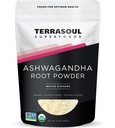 Terrasoul Superfoods Organic Ashwagandha Root Powder, 1 Lb - Stress Adapotogen