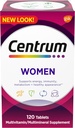 Centrum multivitamin nőknek, multivitamin / Multiásványi kiegészítés vassal, D3-vitamin, B Vitaminok és antioxidáns vitaminok C és E, glutén mentes, nem-GMO összetevők - 120