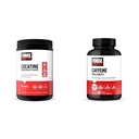 Force Factor Creatine Powder 60 Servings és koffein tabletta 100 tabletta - Kreatin izom- és koffein energia