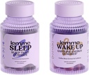 Lemmy Sleep and Wake Up Bundle - Alvás gumies a jobb éjszakai pihenés és ébresztő koffein Gumies for Energy - gluténmentes, nem GMO, 60 Count Each