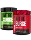 Jacked Factory Nitrosurge Pre- Edzés Cherry Limeade & Görögdinnye Nitrosurge Shred Thermogen Pre- Edzés Férfiaknak és Nőknek
