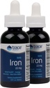 Trace Minerals Ionic Iron, 22mg - Energy Support Supplement with Magnézium & Iron - Aid Brain Health & Immune System Function - Gluten- Free Liquid Supplement - 1.9 fl oz (2 csomag) (92 adag)