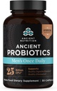 Ancient Nutrition Probiotics for Men, Ancient probiotic Men 's Once Daily 30ct, Digestive and Immune Support, Bloating, Gas and Constipation Relief, Gluten Free, Superfoods Blend, 25 Million CFU *