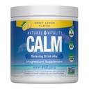 Natürliche Vitalität Calm, Magnesium-Ergänzung, Anti-Stress-Getränk-Mischpulver, Glutenfrei, Vegan, & Non-GMO, Sweet Lemon, 8 Unzen