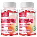 Nutravita Glucosamine Chondroitin Gumies MSM & Elderberry Extra Strength - Joint Support, Antioxidáns Immun Support Supplement felnőtteknek, férfiaknak és nőknek. 120 Strawberry Chews