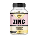 Cink, Cink 100 mg, Magnézium Glicinate 150mg, D3 5000 NE vitamin, C 500 mg vitamin Per Serving, Immuntámogatás, Immunbooster, Antioxidáns Support