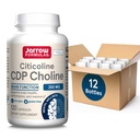 Jarrow Formulas Citicoline CDP kolin 250 MG, CDP kolin kiegészítés támogatja az agy egészségét, teljesítményét és memóriáját, 120 kapszula, 120 napos ellátmány, 12-es csomag