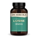 Dr. Mercola L- Lysine, 90 kapszula 1500 mg L- Lysine, non- GMO, glutén mentes, szójamentes
