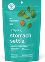 UpSpring Gyomor simítás cseppek alkalmi hányinger megkönnyebbülés / felkavaró Gyömbér, Lemon, Spearmint, és B6. Menta Flavor cseppek, 28 Ct (csomagolás május Vary)