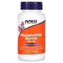 NOW Foods kiegészítők, Foszfatidil Serine 100 mg Soy Lecitinből származó foszfolipid vegyülettel, 60 Veg kapszula