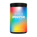 PWDRS Pre- Edzés por, minden természetes előedzés energia, szivattyú, Tartósítás és Erő, koffein (Szivárvány Snowcone)