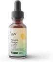 LUV-Gesundheit Neuro Tropfen – Nerve Schmerzen Unterstützung & Gelenk Komfort mit Lion’s Mane, Curcumin, Cordyceps & Reishi – Organic Adaptogens – Vegan, Non-GMO, Made in USA - 30 Servicings