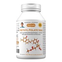 ANDREW LESSMAN Methyl Folate 1000mg - 60 Capsules - 1000 mcg L-Methyl Folate, Potent Levels of Essential Vitamin B9. Supports Healthy Heart, Brain, Immune and Pregnancy. Easy to Swallow Capsules