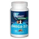 Kisállat Védje M / L kutya Omega3 kiegészítés, Proprietary Free Form Blend, Támogatja a normál gyulladásos válasz, Snip- Tip kapszula (60 gróf)