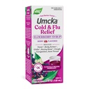 Természet Way Cold + Flu Relief Sympor *, Umcka, Sore Throat, Cough, Congestion, Fever *, Body Aches *, Phenylephrine Free, Homeopátia, Non-Drowsy, Berry Favored, 4 Fl Oz (csomagolás május Vary)