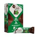 Nugo Slim Dark Chocolate Menta, 18g Vegan Protein, 3g Sugar, 6g Fiber, Low Net Carb, Keto Friendly, Gluten Free, 24 Count