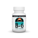 Forrás Naturals B- 6 100 mg vitamin, Immunrendszer támogatás, 100 tabletta