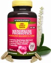 Lovely Menopauza Supplement + Hormonos Balance + Súly Management, Hot Flash, Mood Swings, Vaginal Health & Dryness