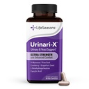 Urinari- X Extra Strength with Enhanced Comfort - Urinary Tract Support - Fast UTI Relief - Vitamin kiegészítés a húgycsőhöz - D- Mannose, Cranberry, Pinebark, Uva Ursi & Grapefruit - 90 kapszula