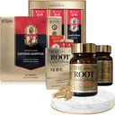 Koreai Red Ginseng kivonat 3000mg és kapszula Bundle - Saponin Hanppuri + The Root Original - Natural Energy Supplements for Immune Support, Stress Relief, Focus & Mental Clarity with Ginsenoside Rg3