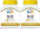 21. század B 12 2500 µg nyelvalatti tabletta, 110 gróf (2 db-os csomag)