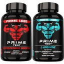 Prime Labs Prime Test Tesztoszteron booster + L Arginin Nitric Oxide kapszula - 60 Count Each