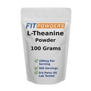 L-Theanine Powder 100% Tiszta, nem-GMO, Vegan, Gluten Free Theanine Powder Supplement (Multiple Sizes) Mood and Cognitive, Stress Relief and Relaxation, Scoop Tartalmazza (100 gramm)